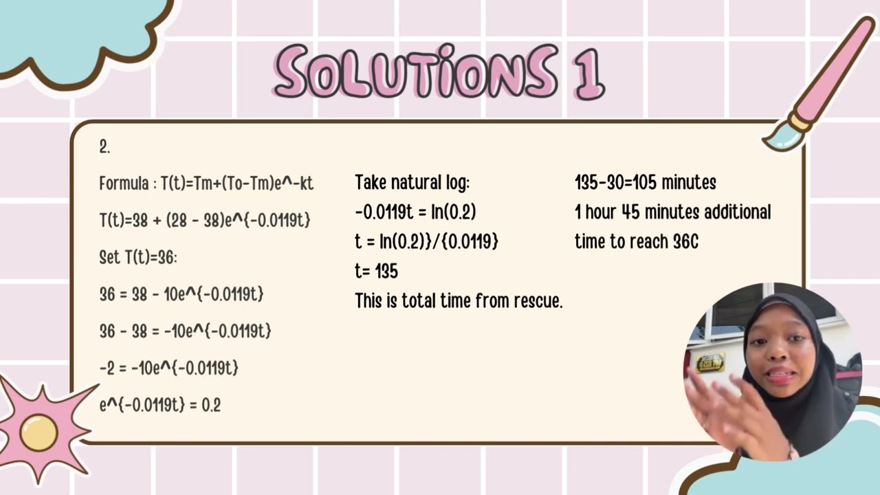 MAT 300 | APPLICATIONS OF FIRST-ORDER DIFFERENTIAL EQUATIONS | NEWTON'S LAW OF COOLING AND WARMING