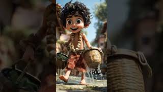 pixar style cinematic animation little boy aarav w5