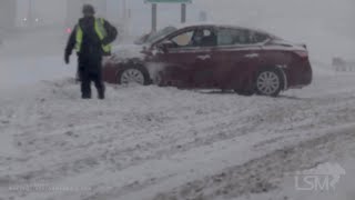 12-29-2020 Omaha NE - Snowplows Struggle to Clear Roads