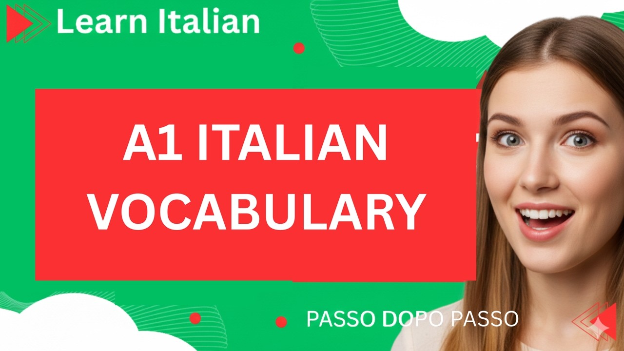Learn A1 Italian Vocabulary in ONLY 5 Minutes! ⏱️