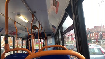 *Thrash* Stagecoach in Portsmouth Transbus Dart SLF/Transbus Pointer 2 34608 (NK04 NPP) Rt 21