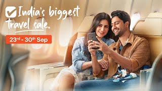 India's Biggest Travel Sale | Domestic flights starting at  ₹999