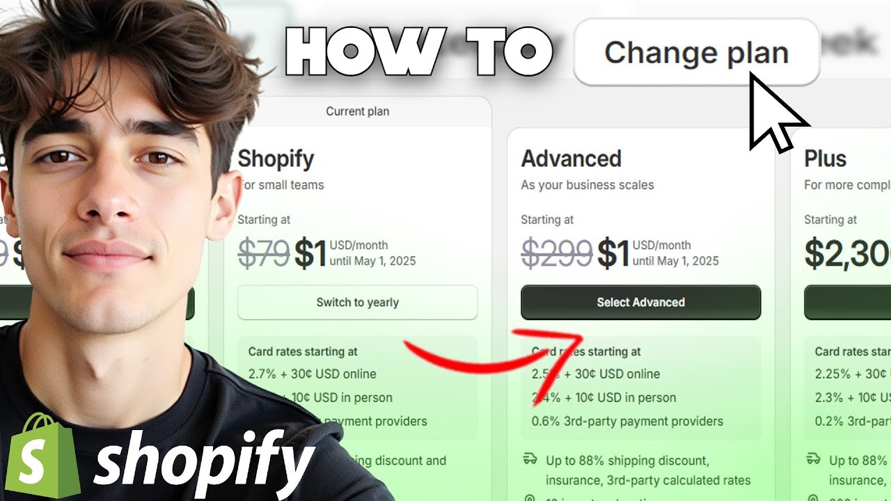 Shopify Upgrade How to Change Your Shopify Plan (Upgrade or Downgrade Easily) - YouTube