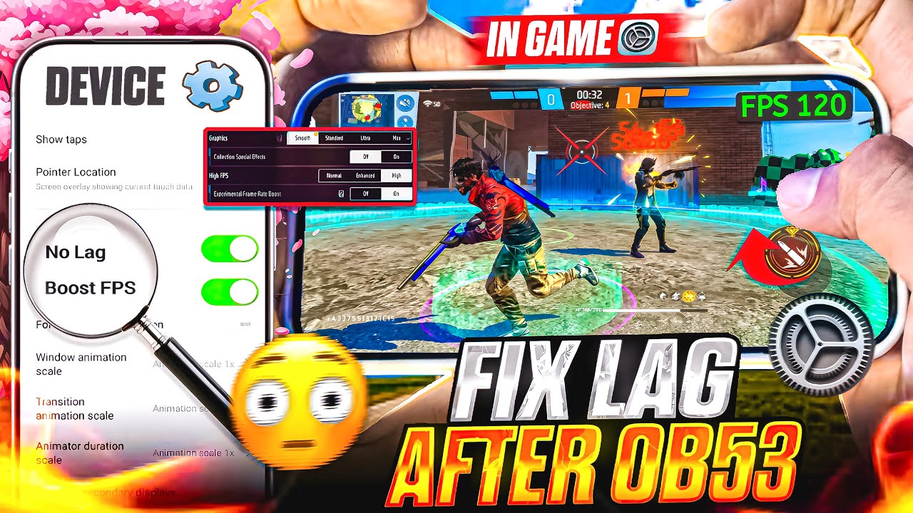 Your Phone Will Never Lag 🥶 After This Video 😤 | free fire best lag fix settings after update 🔥