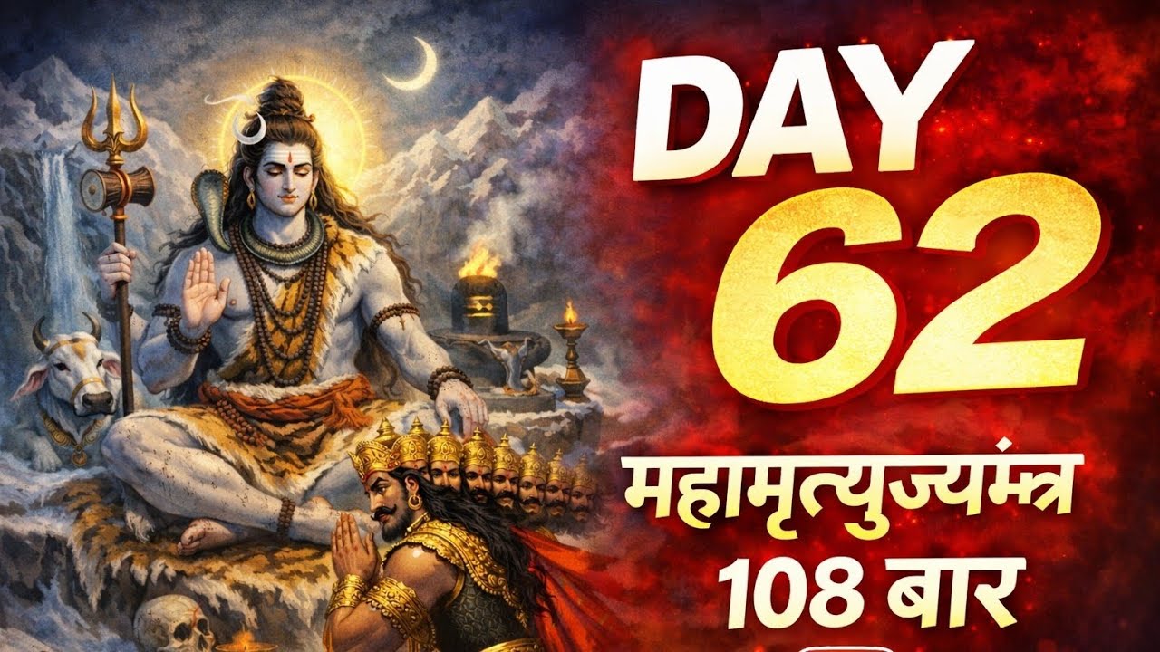 Day 62, Mahamrityunjay Mantra 108 Time's, 25 February 2026 11:00 (Wednesday)