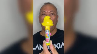 ASMR PEEPS POP UPS EASTER LOLLIPOP CANDY YELLOW MARSHMALLOW FLAVOR EATING SOUNDS ORIGINAL LENGTH