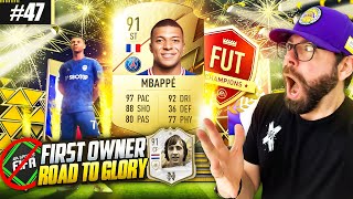 OMG I PACK MBAPPE I PLAY AN NA PRO IN FUT CHAMPIONS - First Owner RTG 47- FIFA 22