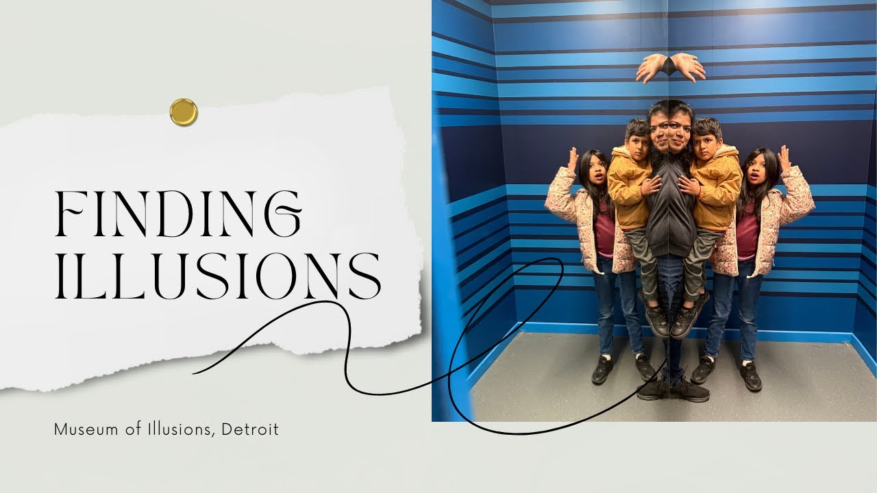 Visiting Museum of Illusions, Detroit