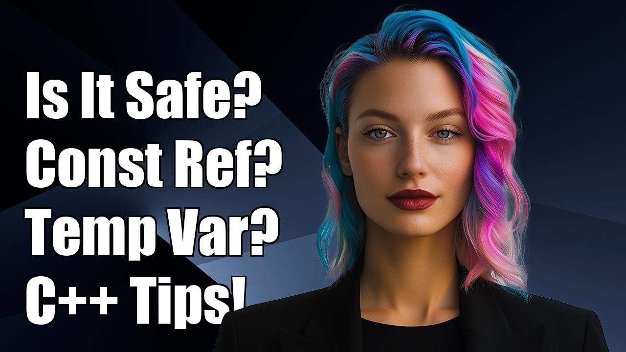 Is It Safe to Use Const Reference for Temporary Variables in C++? - YouTube