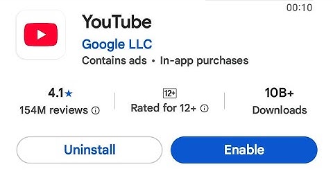 how to fix samsung a06 youtube enable problem
