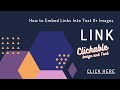 Link |How to create clickable links in Canva | Link text and image to with url |link