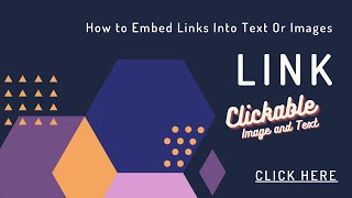 Link |How to create clickable links in Canva | Link text and image to with url |link