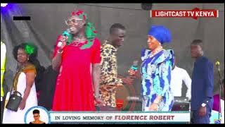 POPULAR LUO COMEDIAN 'MIN JACKY SPEAKS AT FLORENCE ROBERT FUNERAL IN MIGORI