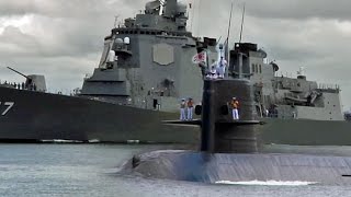 海上自衛隊 イージス護衛艦あたご・護衛艦あけぼの・潜水艦もちしお