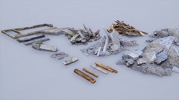 Photoscanned Construction Garbage vol 2