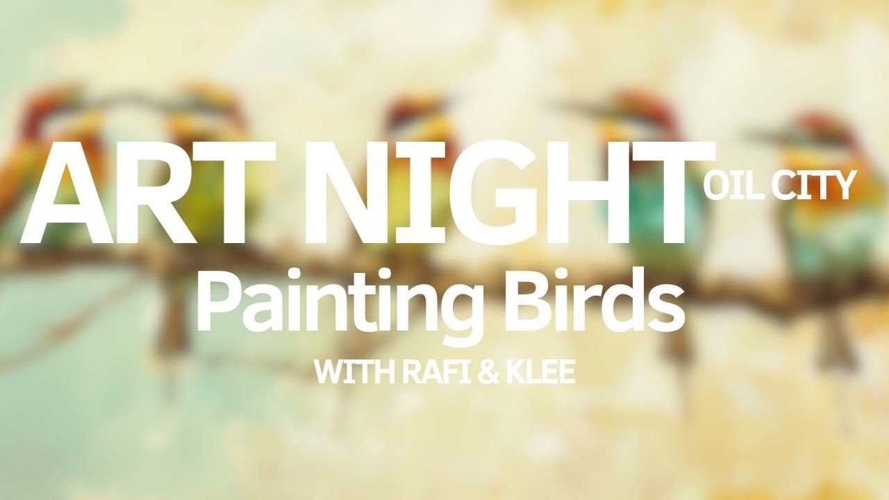 Art Night - Painting The Birds Mini Canvas