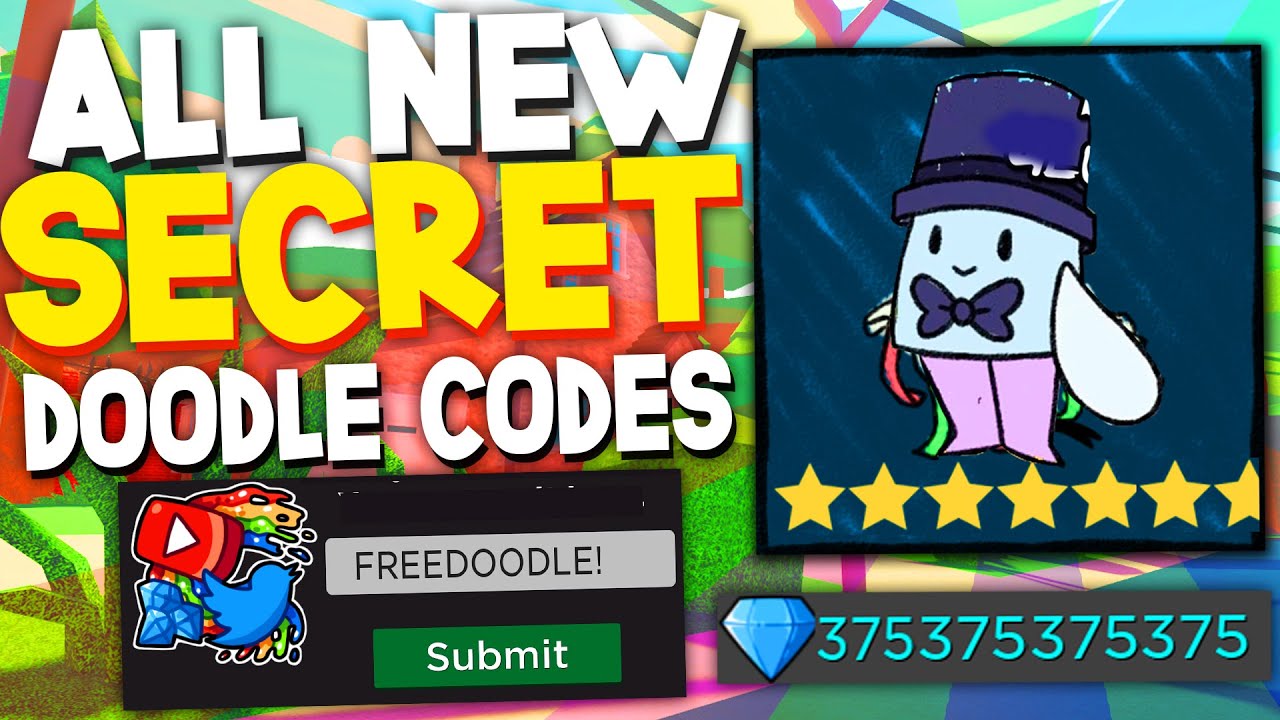 ALL NEW *EXCLUSIVE DOODLE* CODES in DOODLE WORLD CODES! (Roblox Doodle