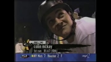 Colin McKay 1996 X-Games Skateboard Vert 1 run