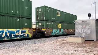 FEC GEVO’s 816 & 820 in new paint scheme leading FEC train 105