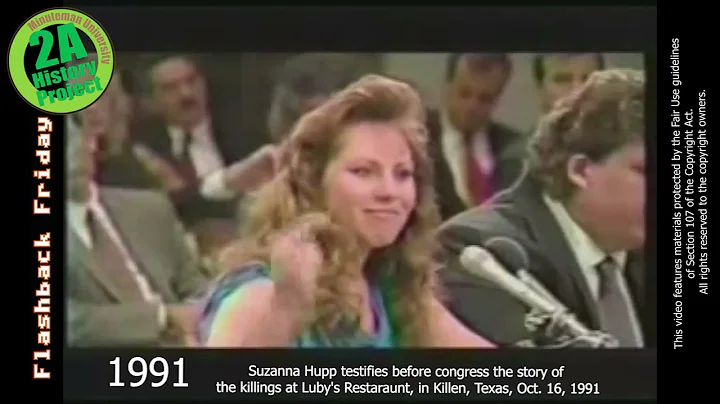 Suzanna Hupp testifies before congress "the high c...