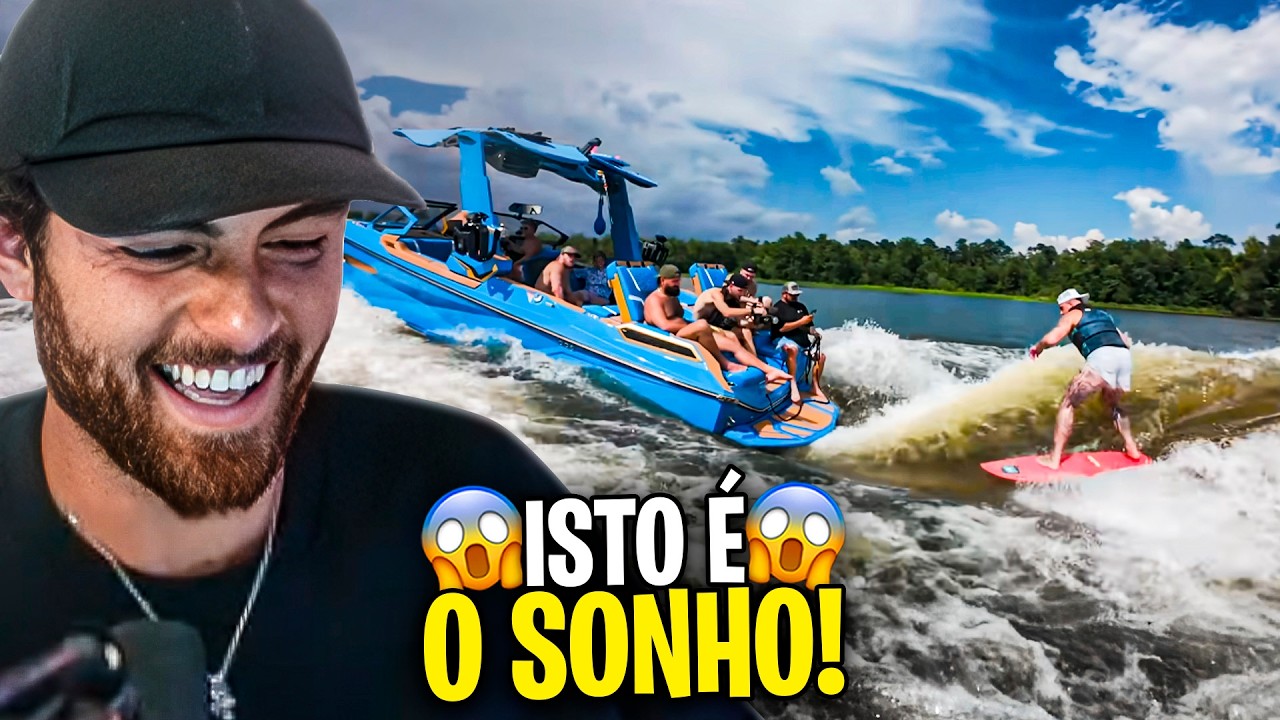 WINDOH REAGE AO NOVO BARCO DE JAKEPAUL NA SUA HERDADE!