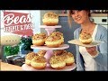 Bienenstich Berliner Rezept | Gefüllte Creme- Pfannkuchen mit Mandelkrokant backen | Berlinenstich