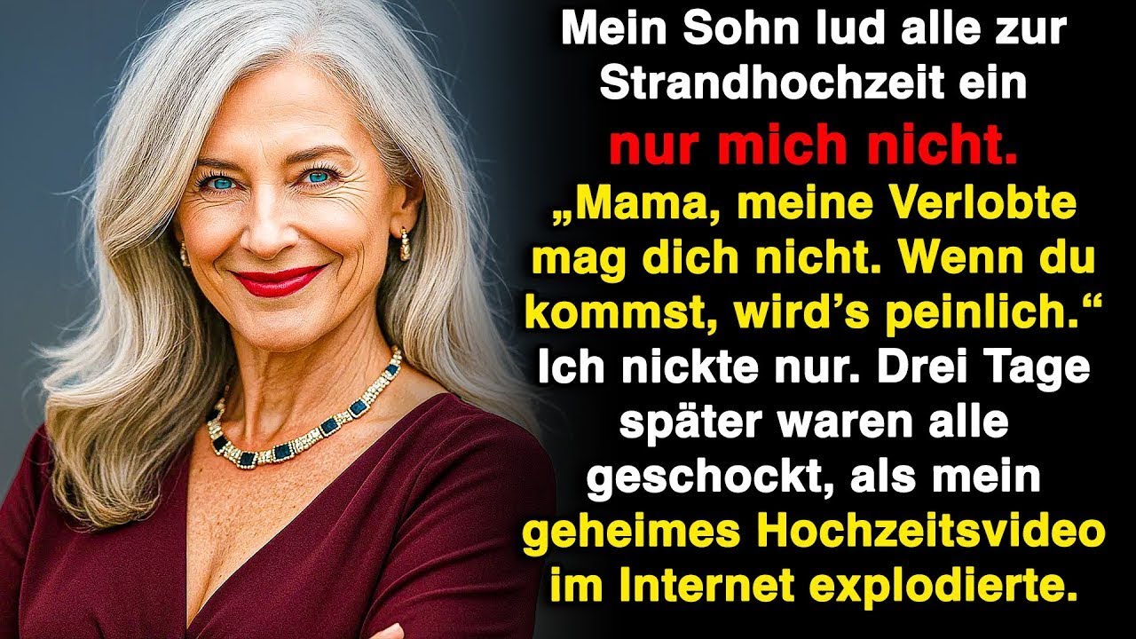 „Mama, wir müssen reden“, sagte mein Sohn am Dienstagmorgen. Ich hörte sofort an seinem Tonfall, dass etwas Schlimmes kam. „Luisa fühlt sich unwohl, wenn du bei der Hochzeit dabei bist. Wir...