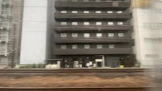 JR京都線 側面展望　(新快速 大阪→新大阪)