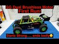 Dual brushless SG216/316 first test run