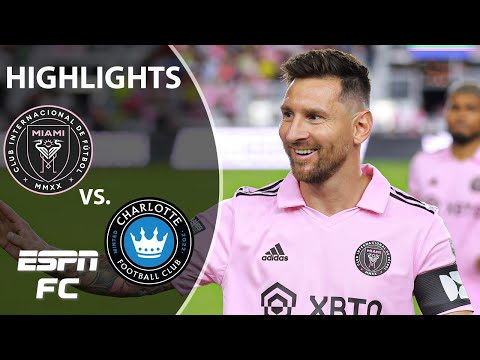 Lionel Messi scores again as Inter Miami cruises past Charlotte FC [HIGHLIGHTS] | Leagues Cup