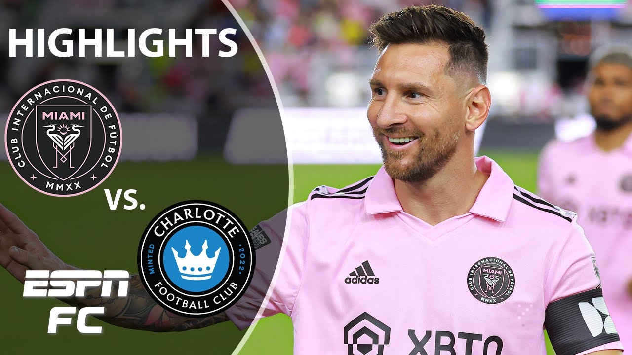 ⁣Lionel Messi scores again as Inter Miami cruises past Charlotte FC [HIGHLIGHTS] | Leagues Cup