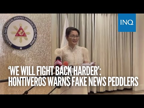 ‘We will fight back harder’: Hontiveros warns fake news peddlers