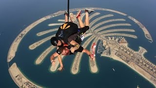 SkyDiving Dubai over Palm Jumeirah