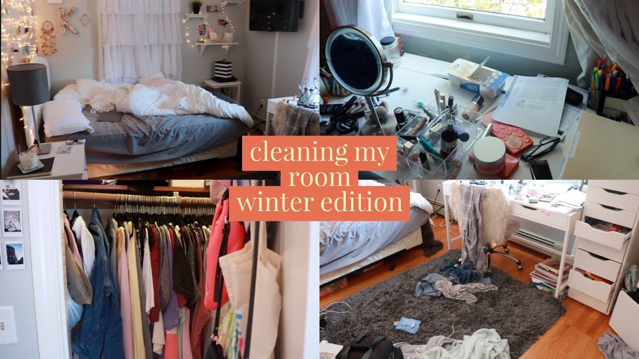 cleaning my room (winter edition) | 12 days of kaitlyn