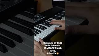 CASIO CT-S500 AND CT-S1000V SOUND DEMONSTRATION #thousandyears #sad #reflexive #piano #piano4me
