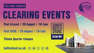Belfast Met - Clearing Events