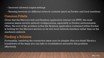 Troubleshooting Connection Issues with your Symfony 5 and Mercure Hub