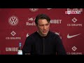 Die Pressekonferenz nach dem Remis gegen Bayern München