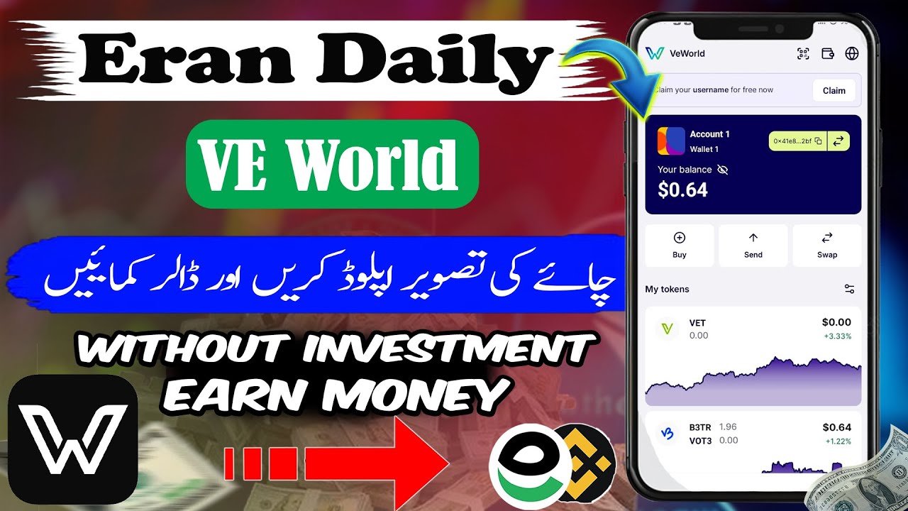 How to Earn money from VeWorld Free | No Investment Money Making Apps 2025 | 