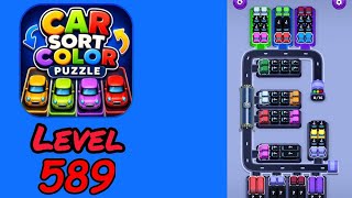 Car Sort Color Puzzle Level 589 Walkthrough