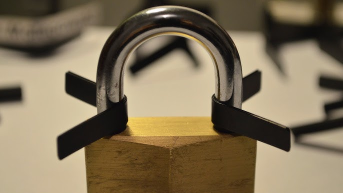 how-to-open-locks-with-padlock-shims-youtube