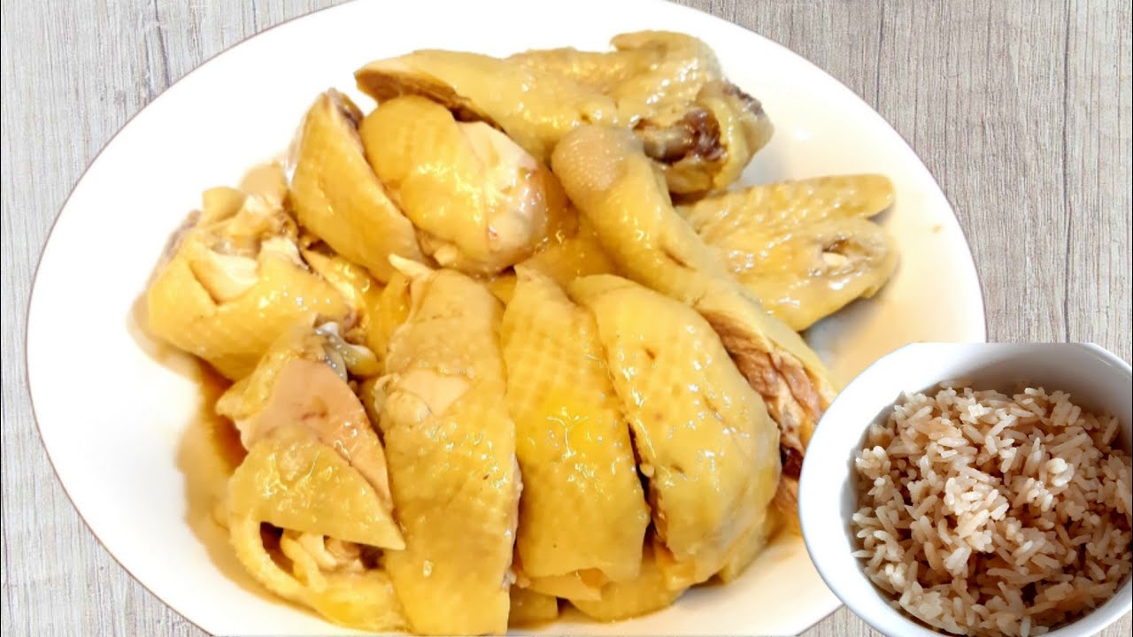 HAINANESE CHICKEN RICE AND READY MADE SAUCESingaporean Style YouTube