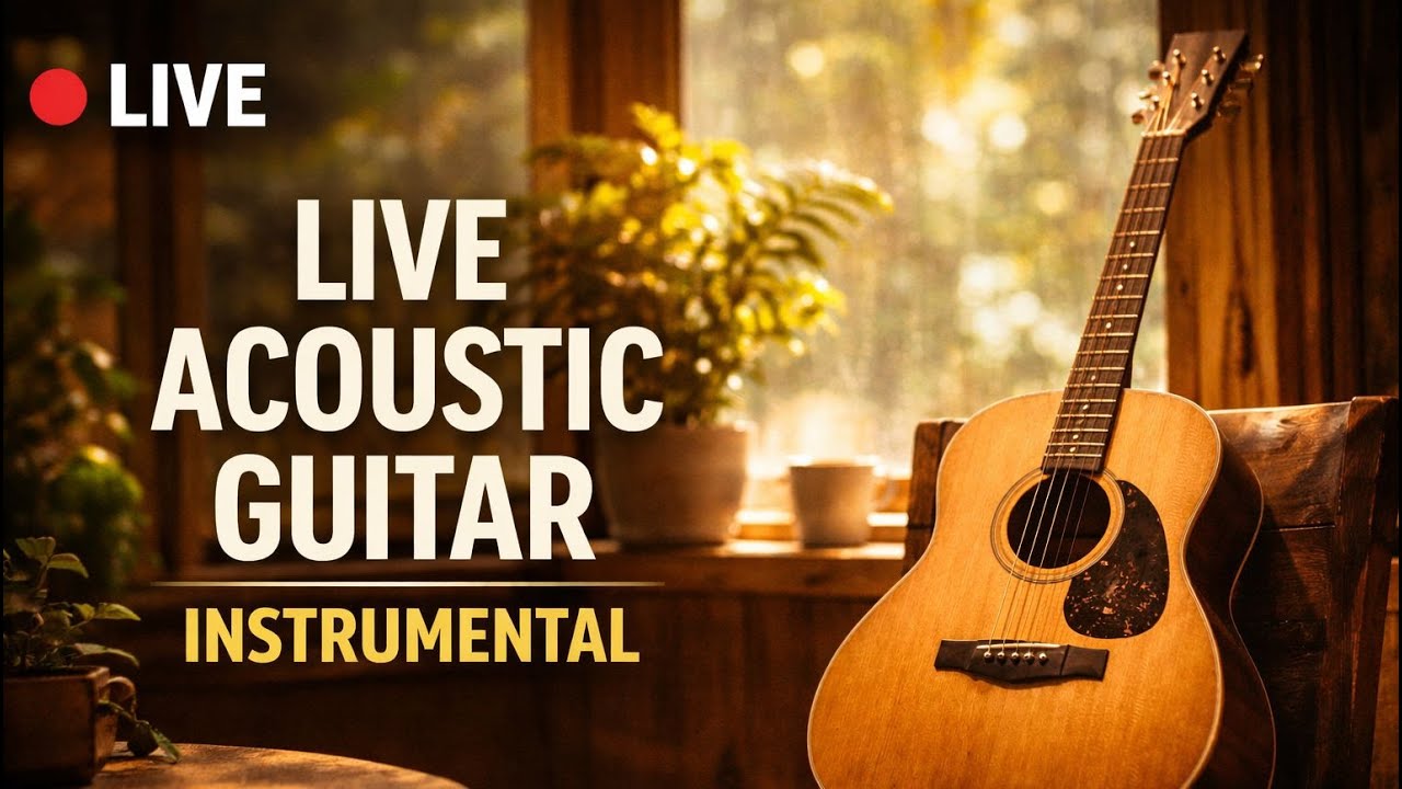 Relaxing Instrumental Guitar LIVE | Focus Music with No Vocals