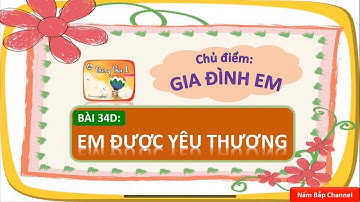 Bài 34d: EM ĐƯỢC YÊU THƯƠNG - Tiếng Việt 1 HK2 - Cùng học để phát triển năng lực