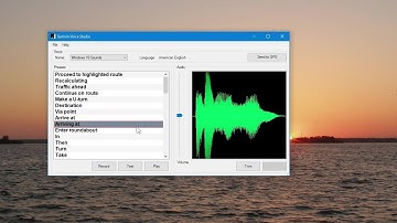 How to create a custom Garmin GPS voice with Voice Studio