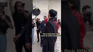 bts taehyung and blackpink lisa all moments at celine show in paris