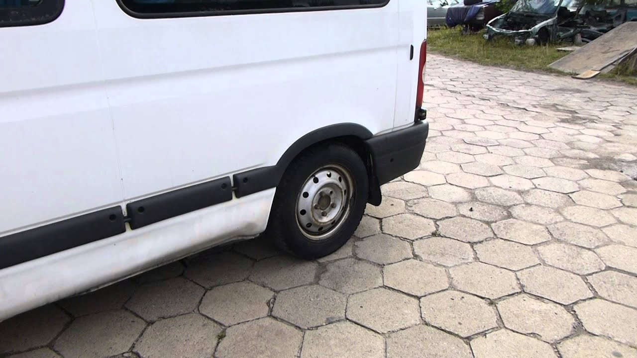 RENAULT MASTER 2.5DCI AIR SUSPENSION Zawieszenie pneumatyczne YouTube
