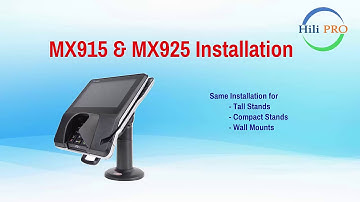 Verifone MX915 & MX925 Stand Installation Guide - The Credit Card Terminal Stand by Tailwin