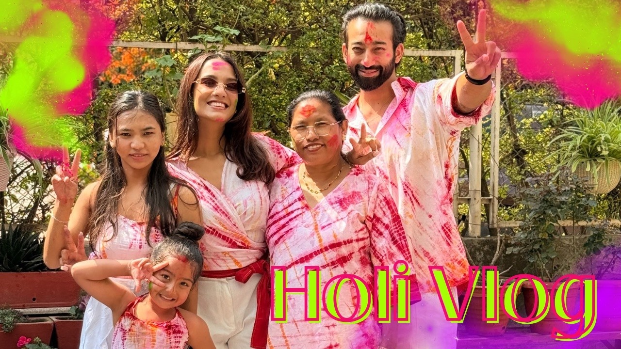 Holi at Ayanka Niwas | Happy Holi | Holi 2082 with family