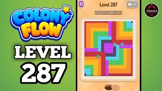 Colony Flow Level 287 Gameplay Walkthrough Solution